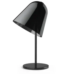 Lampada da tavolo Helios in metallo e vetro nero di Branch Creative