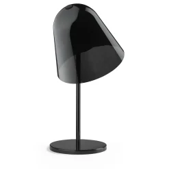 Lampada da tavolo Helios in metallo e vetro nero di Branch Creative