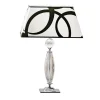 Lampada da tavolo in bianco e nero