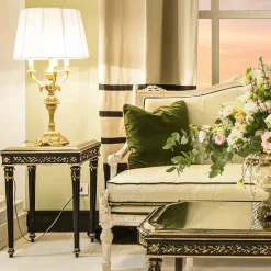 LAMPADA DA TAVOLO IN BRONZO STILE LUIGI XV