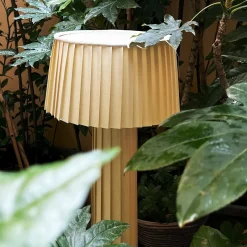 Lampada da tavolo in carta pergamena avorio Marigold