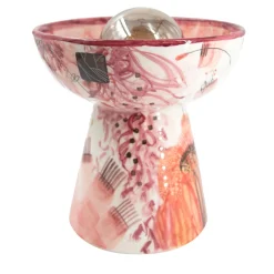 Lampada da Tavolo in Ceramica Marylou Rosa