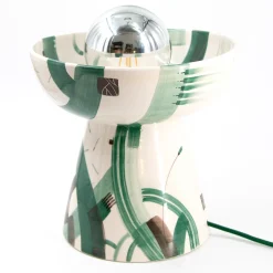 Lampada da Tavolo in Ceramica Agave Teal