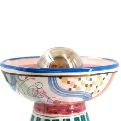 Lampada da Tavolo in Ceramica Policroma Aegean