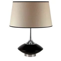 Lampada da tavolo in legno Vuvu Small di Leo Alvarez