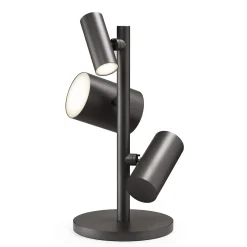 Lampada da tavolo in metallo nero CanCan