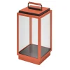 Lampada da tavolo in pelle arancione Blakes