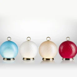 Lampada da tavolo in vetro di Murano Gran Balloton Spherical Light-Blue