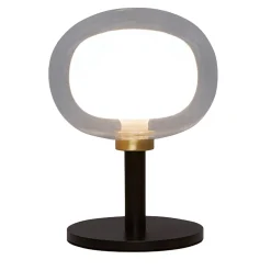Lampada da tavolo in vetro trasparente Nabila di Corrado Dotti