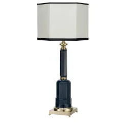 Lampada da tavolo Jacaranda blu verdastro
