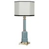 Lampada da tavolo Jacaranda in turchese pastello