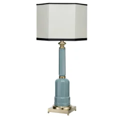 Lampada da tavolo Jacaranda in turchese pastello