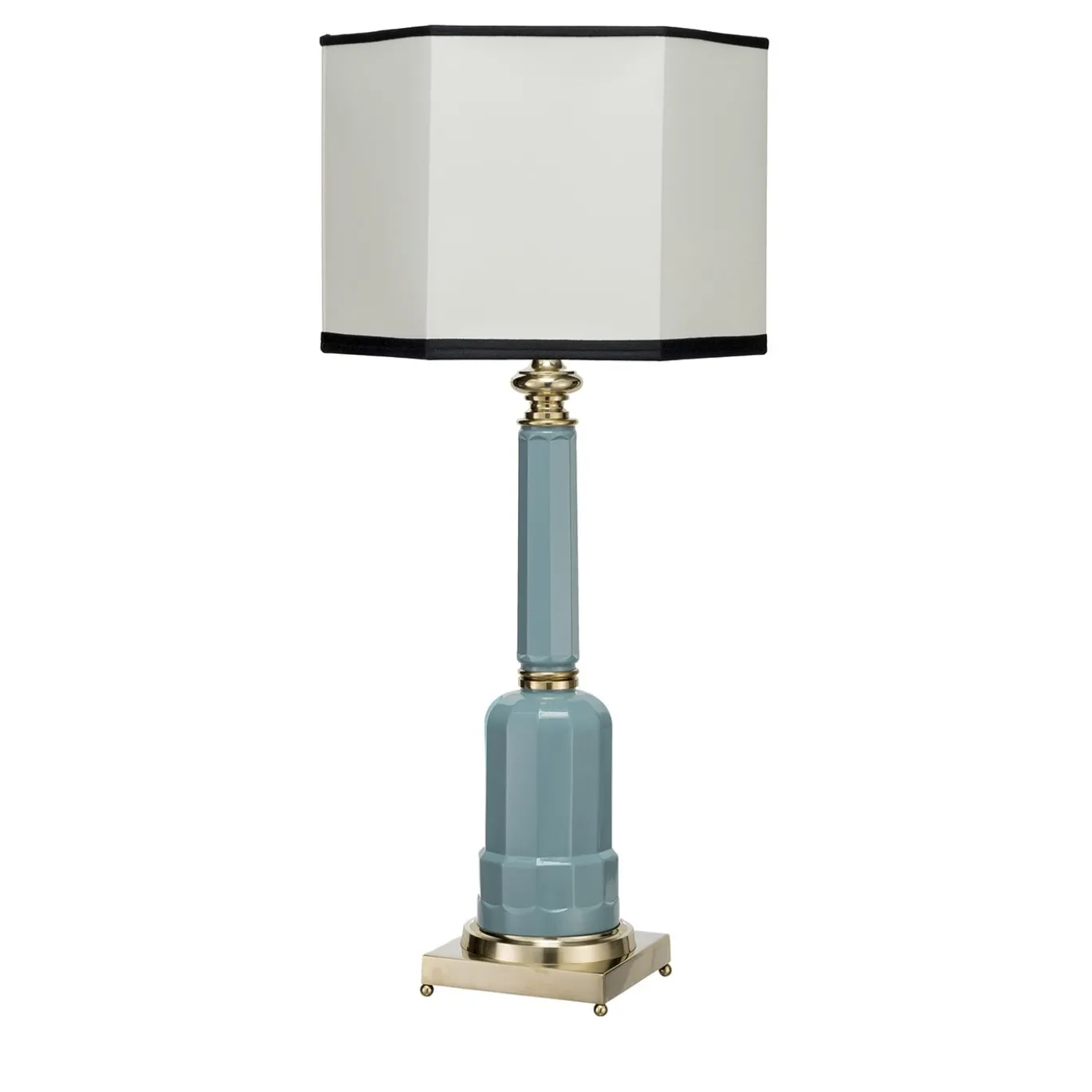 Lampada da tavolo Jacaranda in turchese pastello