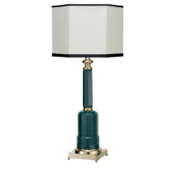 Lampada da tavolo Jacaranda verde petrolio