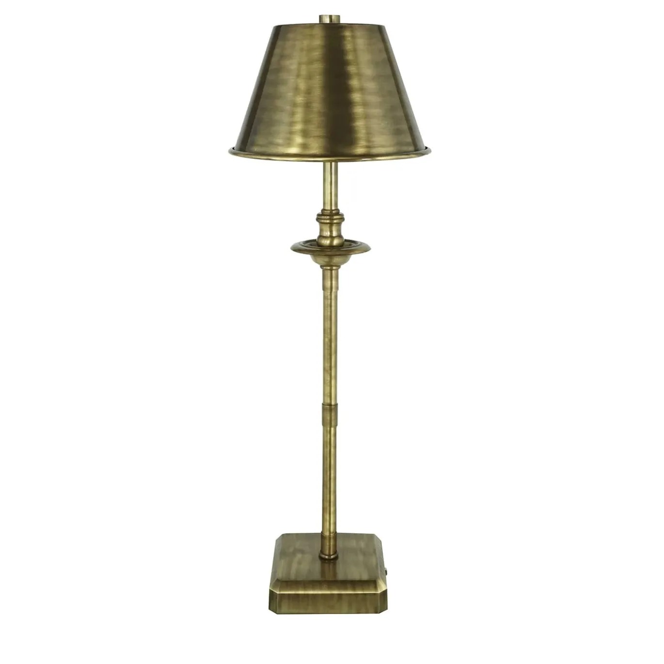 Lampada da tavolo Kuma S in bronzo spazzolato di Michele Bönan