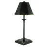 Lampada da tavolo Kumina in bronzo scuro spazzolato di Michele Bönan