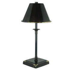Lampada da tavolo Kumina in bronzo scuro spazzolato di Michele Bönan