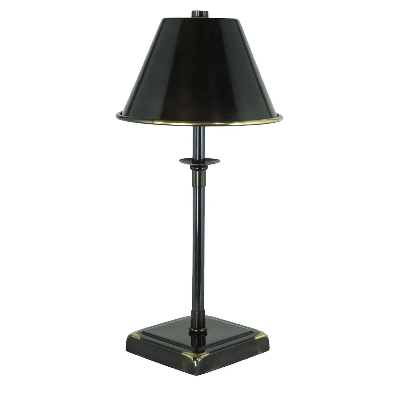Lampada da tavolo Kumina in bronzo scuro spazzolato di Michele Bönan