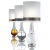 Lampada da tavolo Lady Crystal White