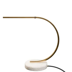 Lampada da tavolo Lama in ottone e marmo TajMahal