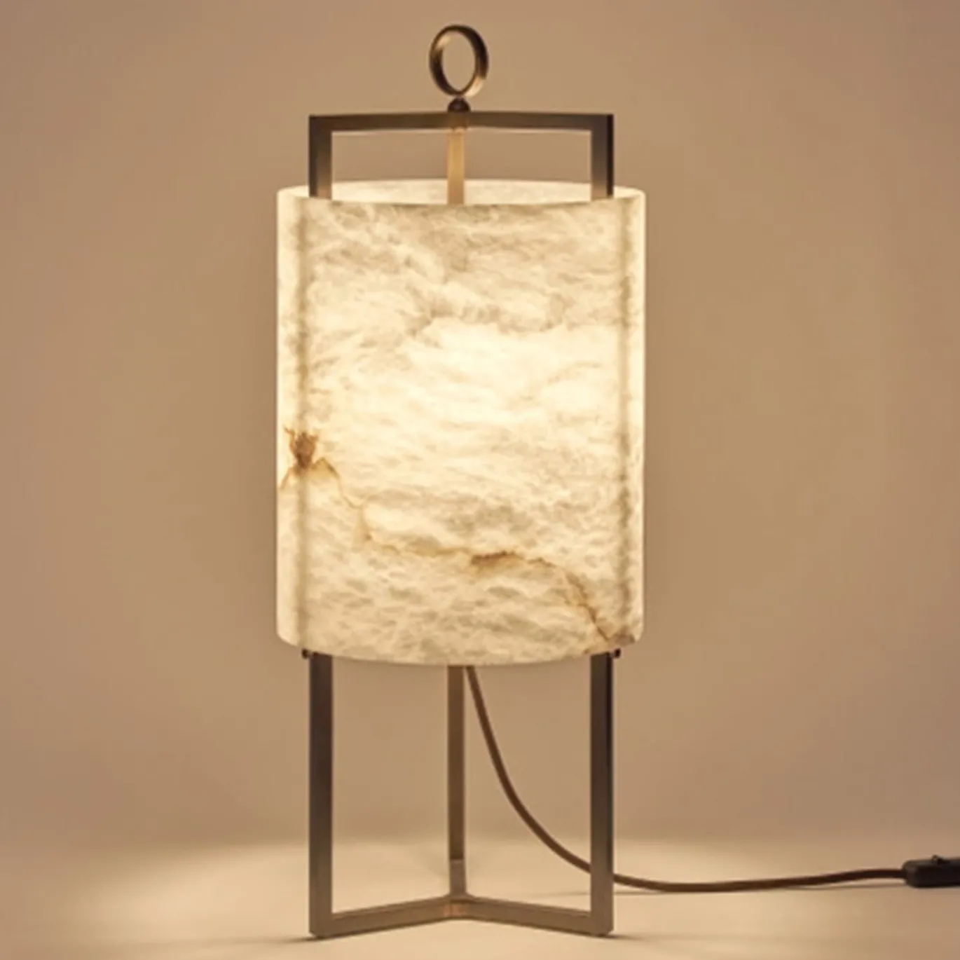 Lampada da tavolo Lantern in bronzo