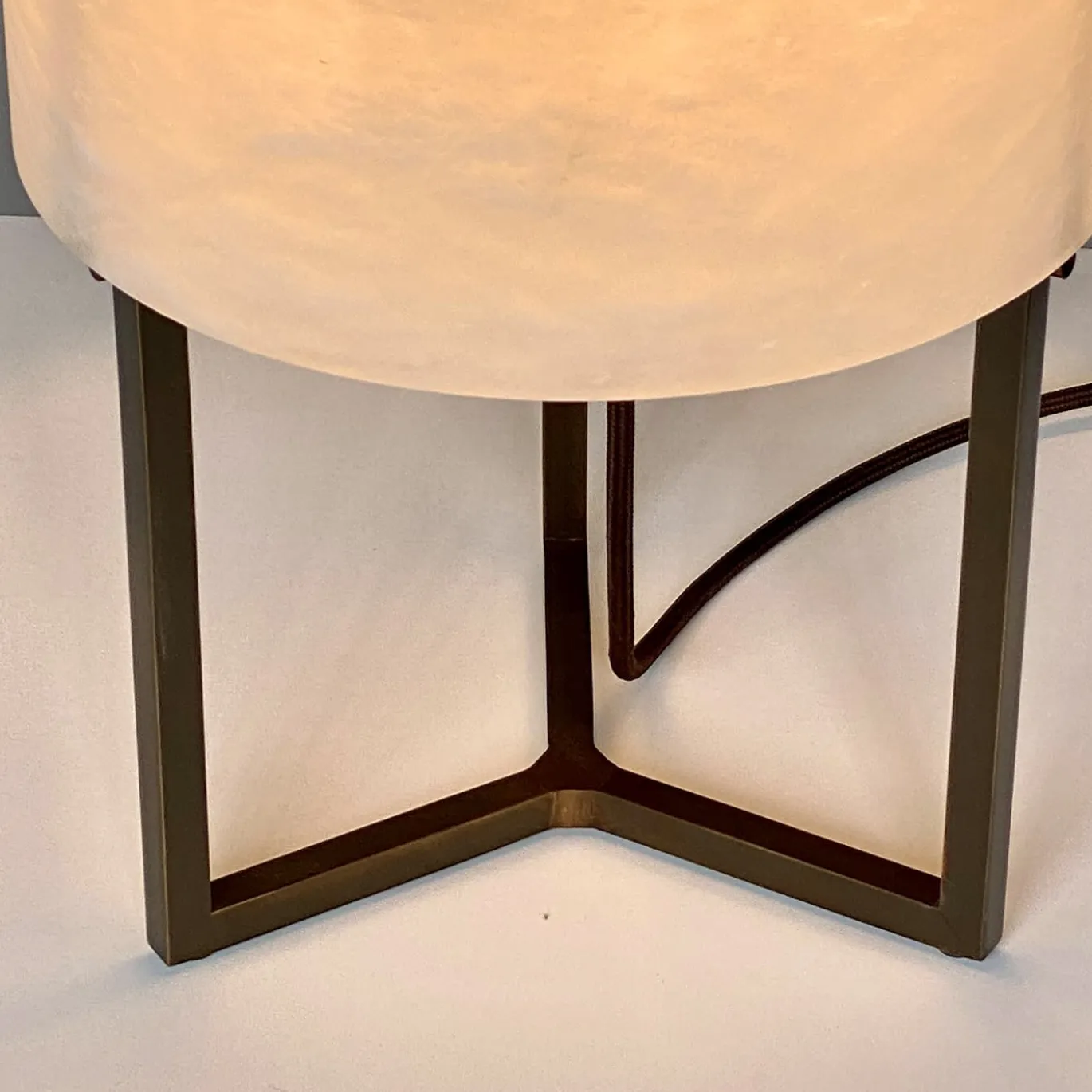 Lampada da tavolo Lantern in bronzo