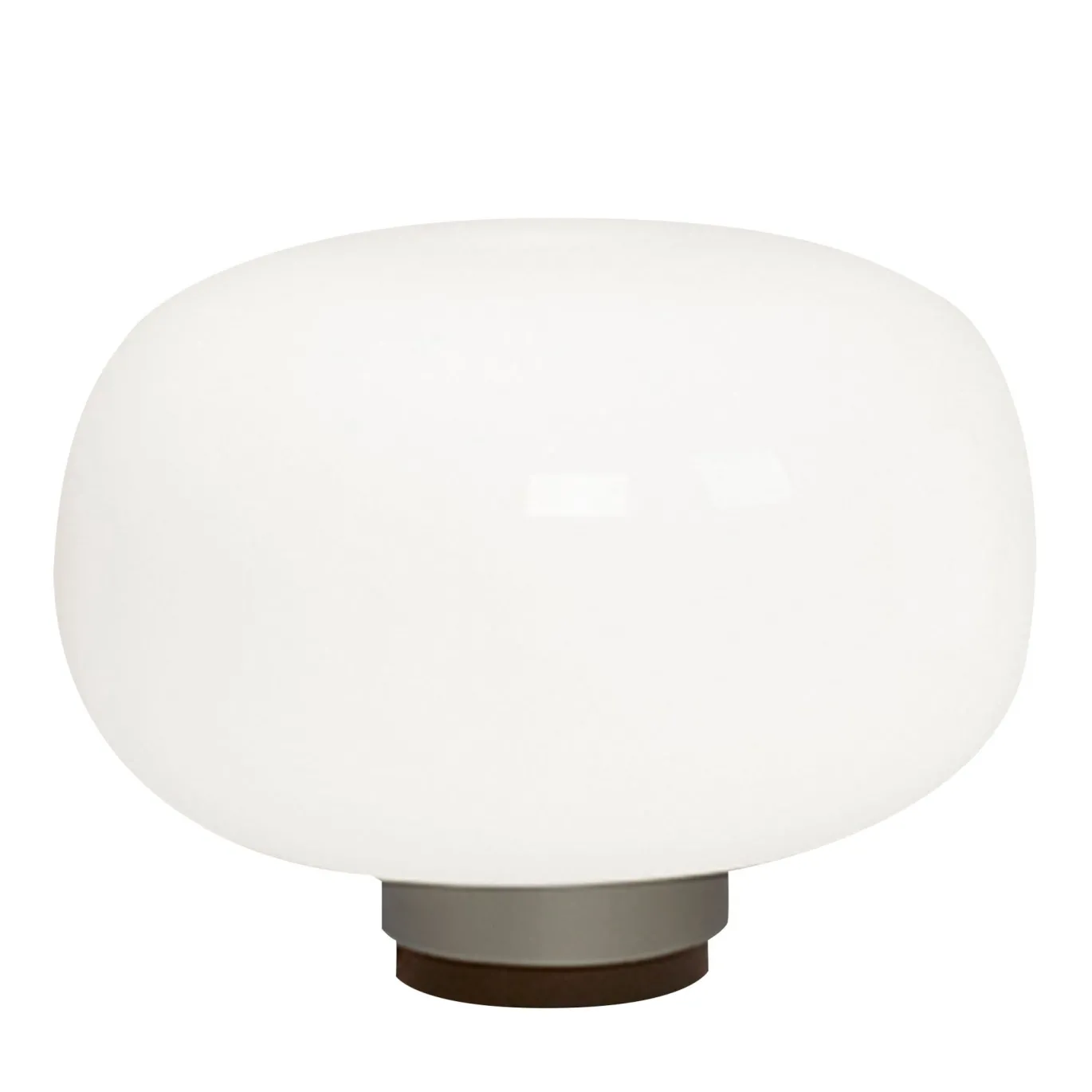 Lampada da tavolo Legier in vetro opale in finitura argento #2