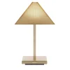 Lampada da Tavolo Logo Mini Ricaricabile in Ottone