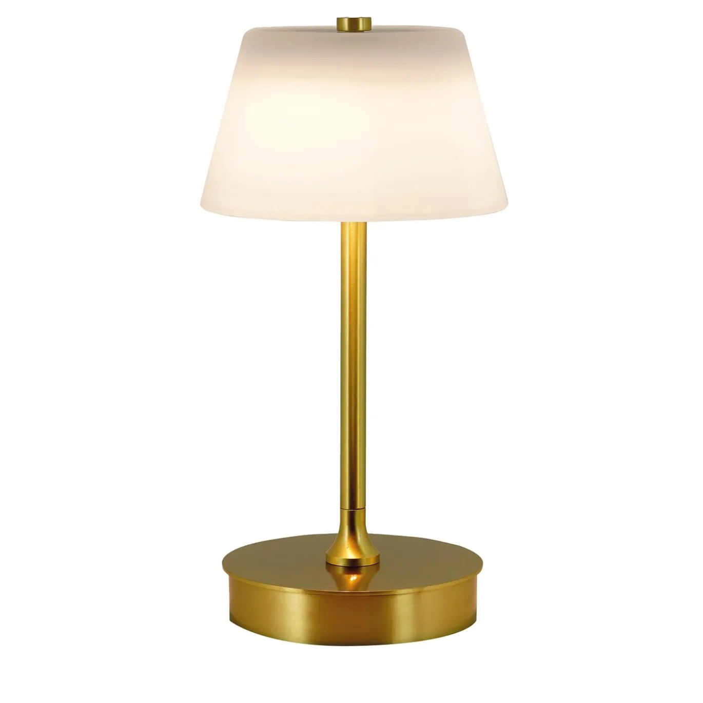 Lampada da tavolo Lumetto in ottone satinato di Stefano Tabarin