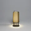 Lampada da tavolo Macao Beige di Corrado Dotti