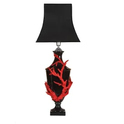 Lampada da tavolo Mare Black & Red di Antonio Fullin