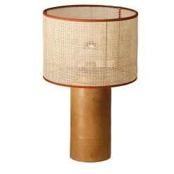 Lampada da tavolo media in rattan Sonora