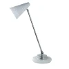 Lampada da tavolo Nancy M264 cromo e bianco di Michele Bönan