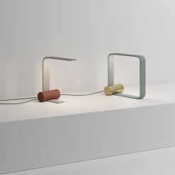 Lampada da tavolo Nastro Azzurra e Oro