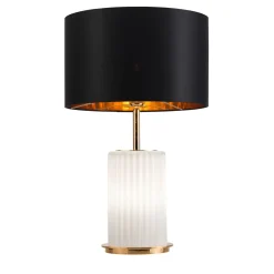 Lampada da tavolo nera