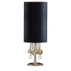 Lampada da tavolo nera Esmeralda