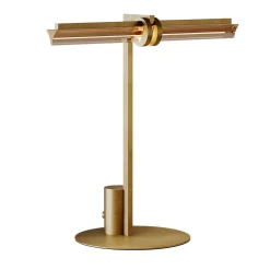 Lampada da tavolo Optical in vetro ambra