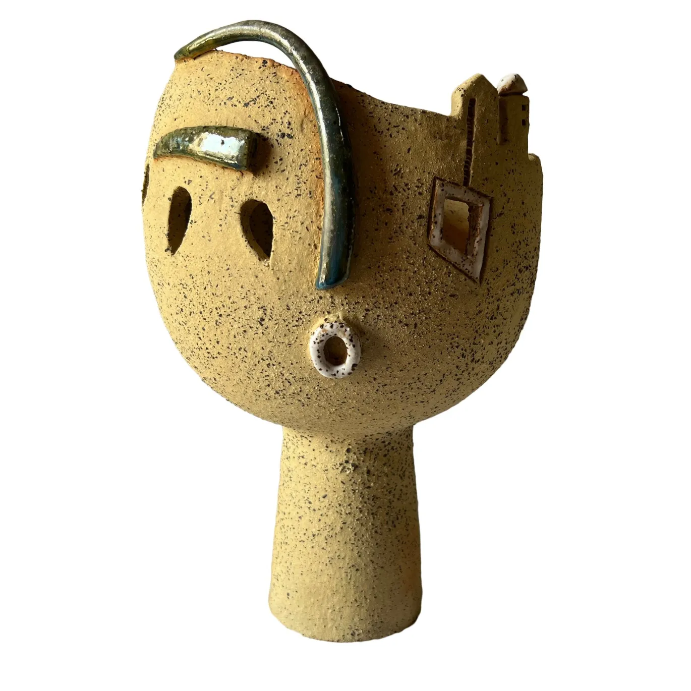 Lampada da Tavolo Origine Umana di Luce in Ceramica della Collezione Emozionale