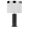 Lampada da tavolo Orsola in bianco e nero di Lorenza Bozzoli