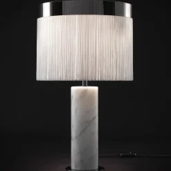 Lampada da tavolo Orsola White di Bozzoli