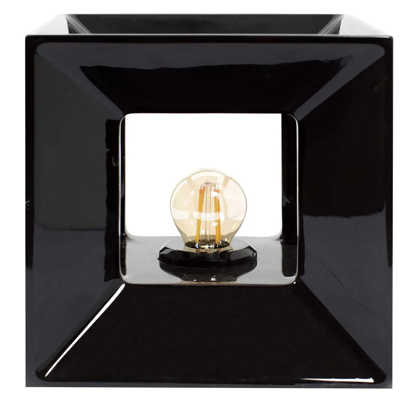 Lampada da tavolo Palladio in marmo nero Marquina di ADL Atelier Design Lab