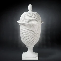 Lampada da tavolo/pavimento Potiche Palladio Bianco