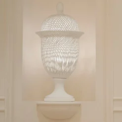 Lampada da tavolo/pavimento Potiche Palladio Bianco