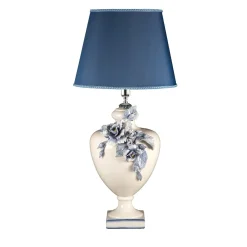 Lampada da tavolo Peonia White & Blue di Antonio Fullin