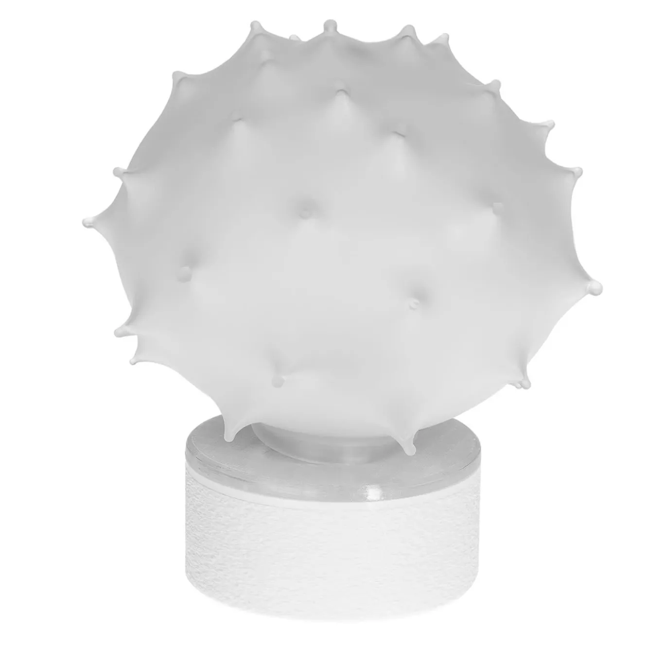 Lampada da Tavolo Piccola a LED in Vetro Trilli Riccio