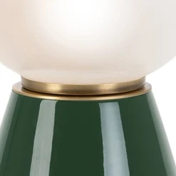 Lampada da tavolo piccola Palm verde pino