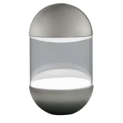 Lampada da tavolo Pillola Nickel di Parisotto + Formenton