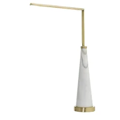 Lampada da tavolo Pinocchio in marmo di Carrara