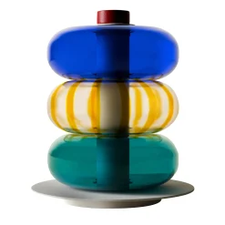 Lampada da tavolo Playground a tre componenti in vetro multicolore #2