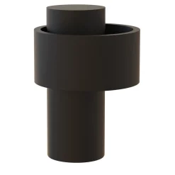 Lampada da tavolo portatile Nastro in metallo nero